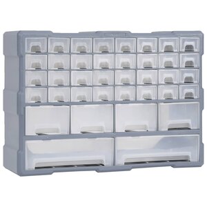 vidaXL Organisateur multi-tiroirs avec 38 tiroirs 52x16x37 5 cm