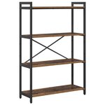 vidaXL Bibliothèque Bois ancien 80 x 30 x 118 cm Panneau de particules