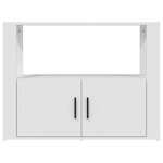 vidaXL Buffet Blanc 80x30x60 cm Bois d'ingénierie