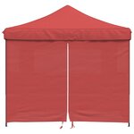 vidaXL Tente de fête 292 x 292 x 315 cm Bordeaux Tissu Oxford