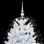 vidaXL Arbre de Noël neigeux avec base de parapluie Blanc 170 cm