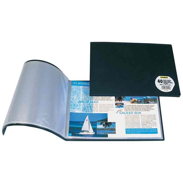 Protège-documents 'Memphis' A3 20 pochettes Noir x 5 OXFORD