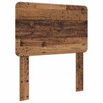 vidaXL Cadre de lit Bois ancien 90 x 190 cm Bois d'ingénierie