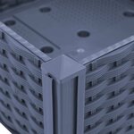 vidaXL Lit surélevé 120x40x38 cm Polypropylène