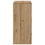 vidaXL Buffet chêne artisanal 60 x 31 x 70 cm Bois d'ingénierie