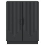 vidaXL Buffet Noir 66 x 34 5 x 87 cm Bois d'ingénierie