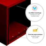 Préface 2 portes rouge pourpre brillant 3004b