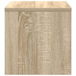 vidaXL Table de chevet chêne sonoma 40x30x30 cm Bois d'ingénierie