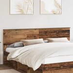vidaXL Tête de lit Bois Ancien 200 cm Bois d'ingénierie