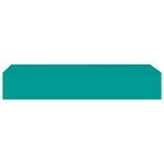 vidaXL Étagères à tiroirs murales 2 Pièces Bleu 60x23 5x10 cm MDF