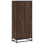 vidaXL Bibliothèque chêne marron 60x35x139 cm bois d'ingénierie