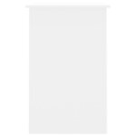 vidaXL Bureau Blanc 100x50x76 cm Bois d'ingénierie