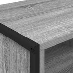 vidaXL Cabinet à chaussures avec stockage Gris Sonoma 60 x 35 x 44 cm