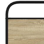 vidaXL Cadre de lit sans matelas 90x190cm chêne sonoma bois ingénierie