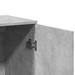 vidaXL Buffet gris béton 79x38x80 cm bois d'ingénierie