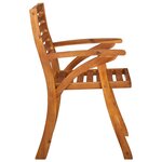 vidaXL Chaises de jardin lot de 6 Bois d'acacia solide