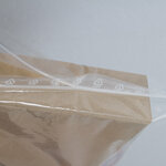 Lot de 100 sachets plastiques à fermeture zip 100x150mm standard 50µ