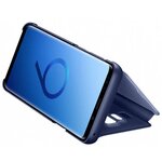 Samsung clear view cover stand s9+ bleu