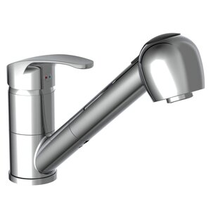 SCHÜTTE Mitigeur d'évier avec jet rétractable DIZIANI chrome