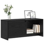 vidaXL Ensemble meuble TV Chêne noir 90 x 35 x 40 cm Bois d'ingénierie
