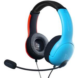 Casque pdp lvl40 bleu / rouge pour switch