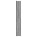 vidaXL Armoire à chaussures sonoma gris 60x21x163 5 cm bois ingénierie