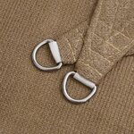 vidaXL Voile d'ombrage 160 g/m² Taupe 2 5x3 m PEHD