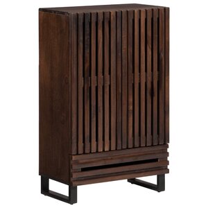 vidaXL Buffet marron 60x34x100 cm bois de manguier massif