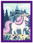 CreArt Peinture au numero Licorne et chateau