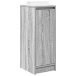 vidaXL Armoire à chaussures sonoma gris 29 5x34x76 cm bois ingénierie