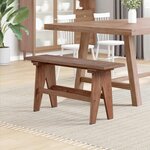 vidaXL banc Naturel 100 x 30 x 51 cm Bois massif de récupération