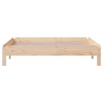 vidaXL Lit empilable 90x200 cm Bois de pin massif