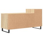 vidaXL Meuble TV Chêne sonoma 100x35x55 cm Bois d'ingénierie