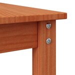 vidaXL Table basse Marron cire 50 x 50 x 45 cm Bois massif en pin