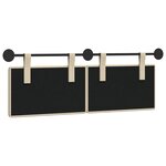 vidaXL Tête de lit suspendue Tissu