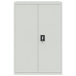 vidaXL Classeur gris clair 90x40x180 cm acier