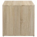 VidaXL Tiroir boîte Chêne sonoma 40 5x40x40 cm Bois d'ingénierie