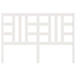 vidaXL Tête de lit Blanc 126x4x100 cm Bois massif de pin