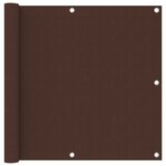 vidaXL Écran de balcon Marron 90x300 cm Tissu Oxford