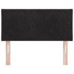 Tête de lit vidaXL Design Blocs Diamant Noir 100 cm Velours