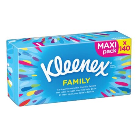 Kleenex Family Maxi Pack Boîte de 140 Mouchoirs (lot de 6)