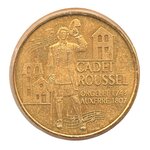 Mini médaille monnaie de paris 2007 - cadet roussel (les trois maisons)