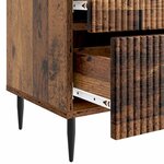 vidaXL Cabinet de chevet 2 Pièces Bois ancien 43 x 34 5 x 47 5 cm