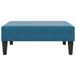 vidaXL Ensemble de canapés 2 Pièces bleu velours