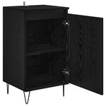 vidaXL Buffet Chêne noir 40 x 35 x 70 cm Bois d'ingénierie