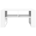 vidaXL Table basse Blanc 92 x 53 x 45 cm Bois d'ingénierie