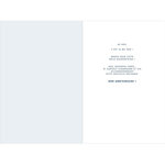Carte D'anniversaire 40 Ans En Or - Bleu Clair - A Message - Pour Homme Et Femme - 11 5 X 17 Cm - Draeger paris