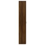 vidaXL Armoire de bureau Chêne marron 60x32x190 cm Bois d'ingénierie