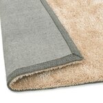 Vidaxl tapis shaggy 140 x 200 cm beige