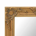 vidaXL Miroir mural style baroque 50x40 cm Doré